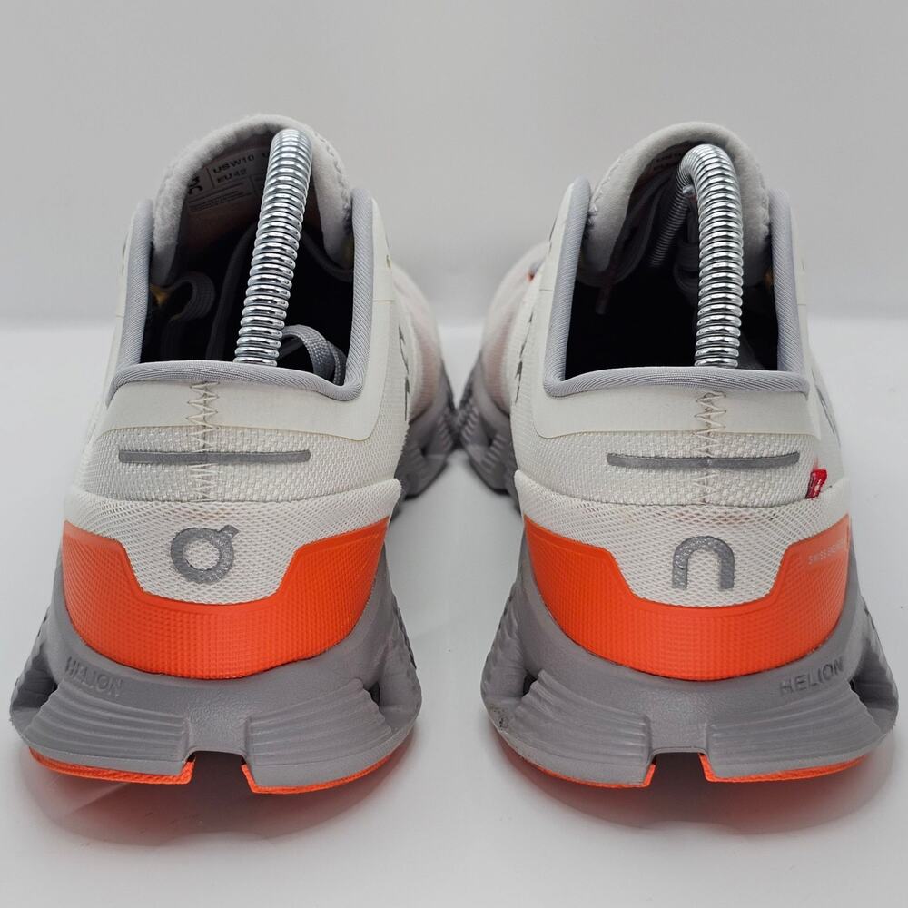 On Cloud X 3 Ivory Alloy Womens 10 UK 8 Running Shoes Cross Training Sneaker - Picture 5 of 12